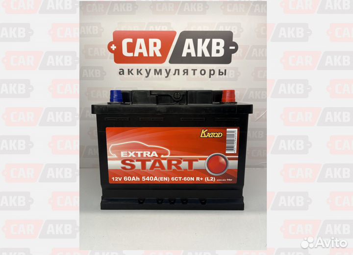 Аккумулятор 60 Ач Extra.Start