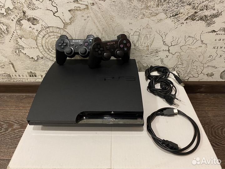 Sony PlayStation 3 Slim 500GB 2 геймпада 400+ игр