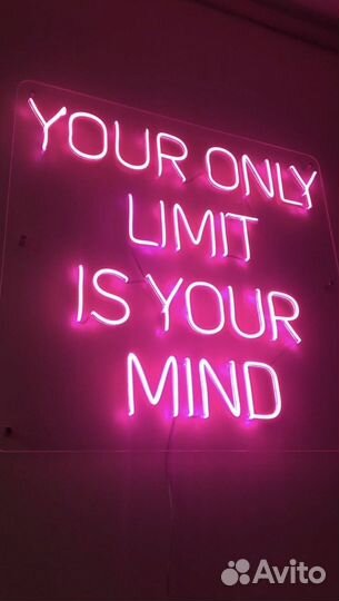 Неоновая вывеска для кафе 074