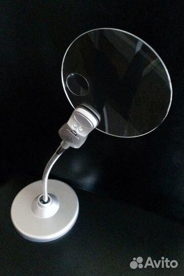Лупа настольная с подсветкой