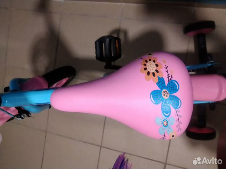 Велосипед двухколесный Kreiss 14 дюймов розовый