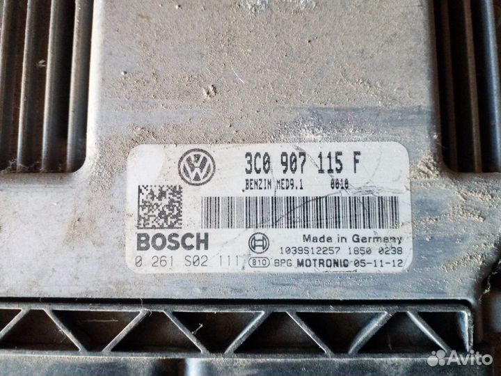 Volkswagen Passat b6 эбу модуль двигателя