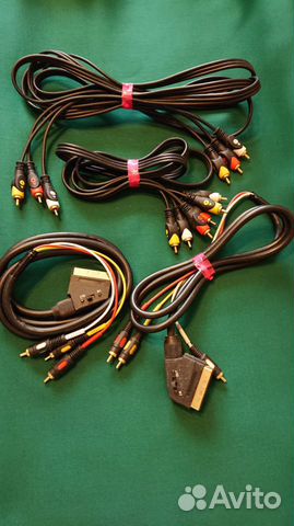 Аудио-видео кабели. Тюльпан. Scart
