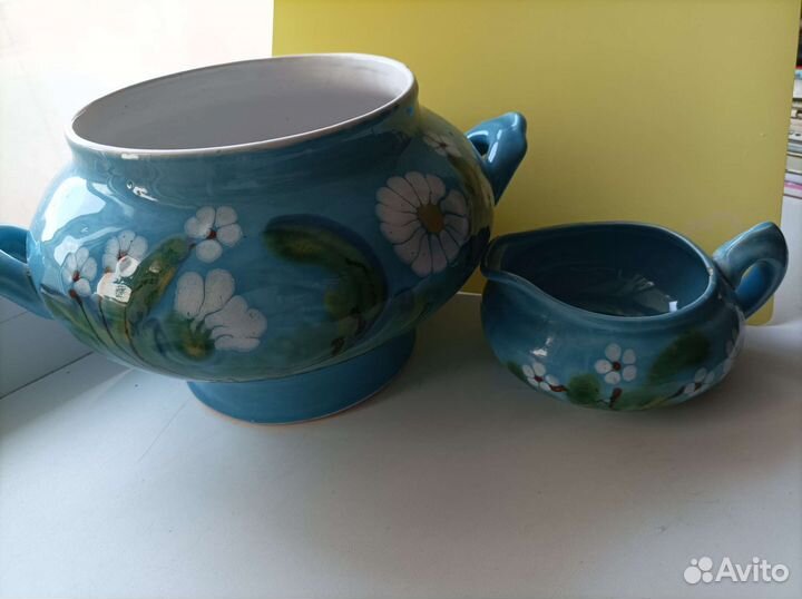 Супница керамика СССР горшок соусник керамический
