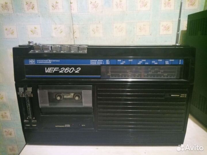 Радиоприемник магнитола VEV 206 2 вэв-206-2ссср