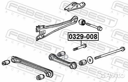 Болт эксцентрик honda accord 90-98 0329008 Febest