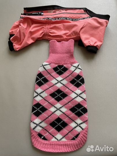 Комбинезон непромокаемый и свитер новые