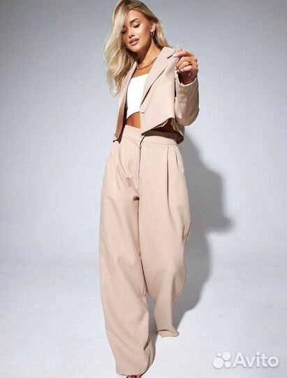 Женский гардероб костюм блузка Муслин штаны платье