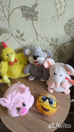 Мягкие игрушки на молнии