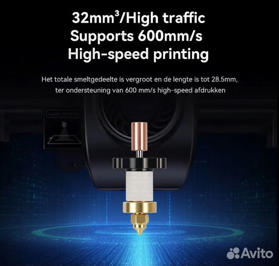 Хотэнд экструдера Creality K1/Creality K1 Max - Ho