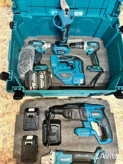 Аккумуляторный набор makita 6 в 1