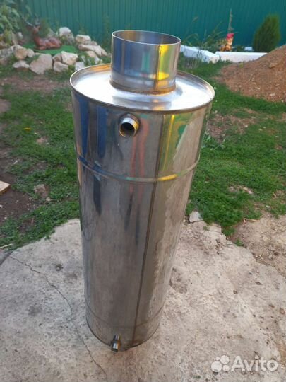 Теплообменник для подогрева воды от дымохода