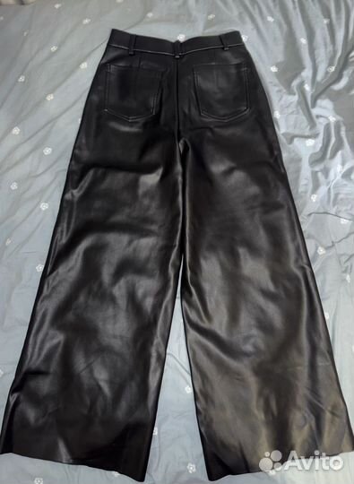 Брюки кожаные