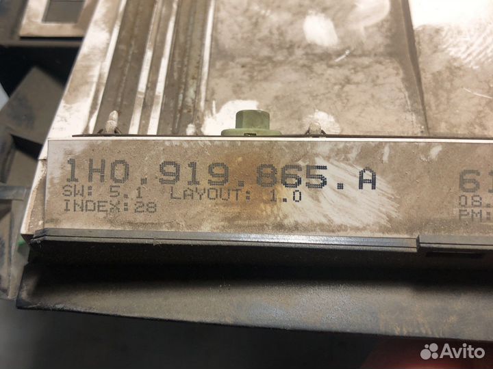 Панель приборов Golf 3