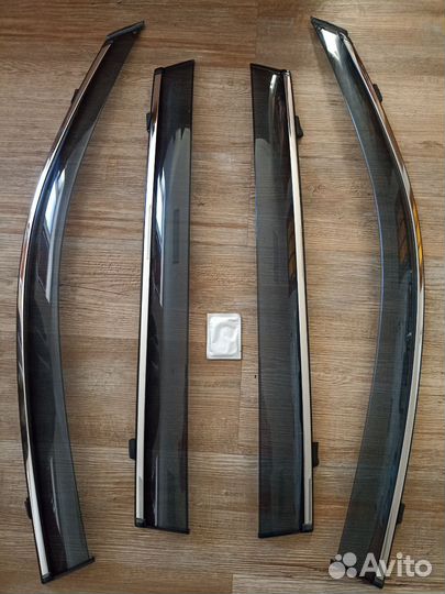 Дефлекторы окон (ветровики) Geely Atlas 2016-2022