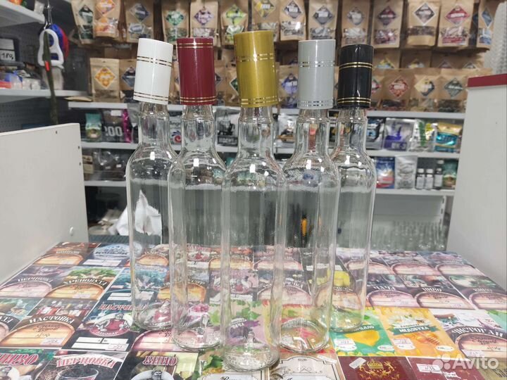 Бутылка 0,5л кпм с пробкой