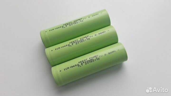 Аккумуляторы 18650 ёмкость 1000mah