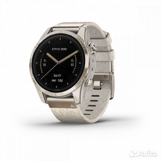 Смарт часы Garmin Epix Pro Sapphire 42mm Gold