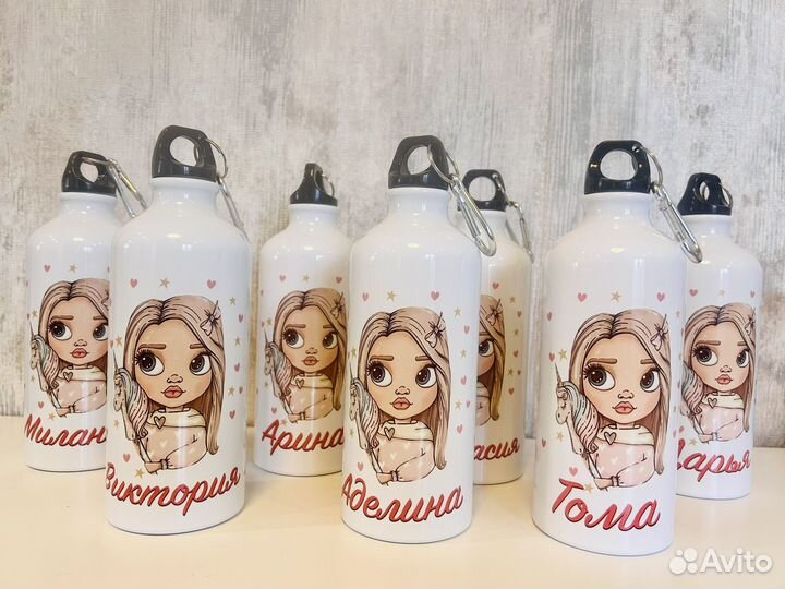 Именные бутылки для воды