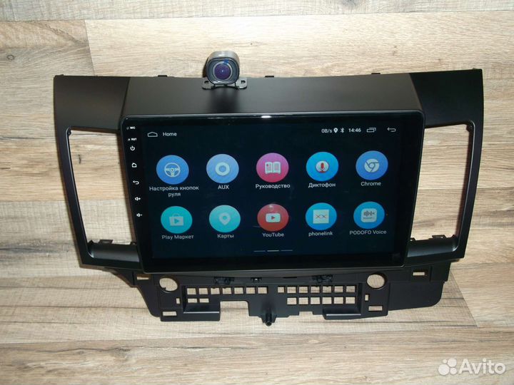 Магнитола Mitsubishi Lancer X Android GPS WiFi