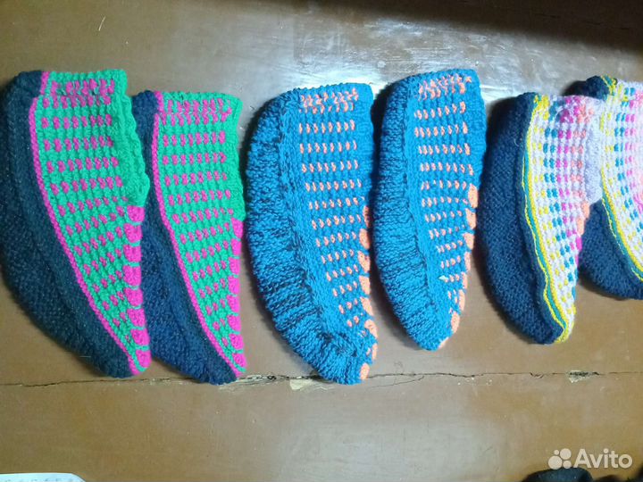 Вязаные носки