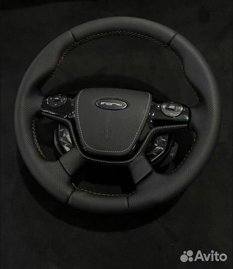 Обшитый руль на ford focus 3
