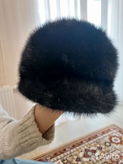 Шапка норковая женская
