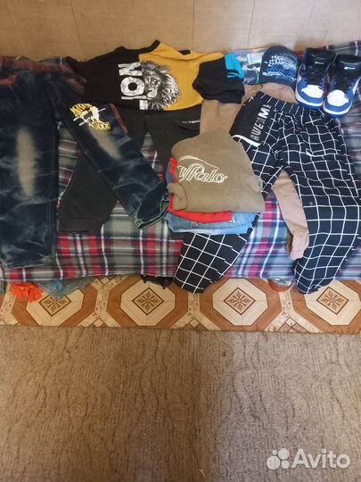 Вещи пакетом на мальчика 140 -146