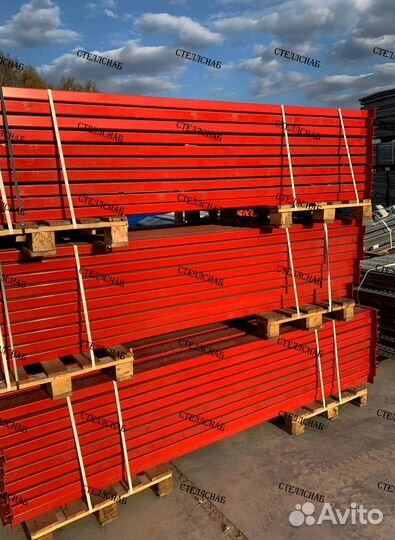 Стеллажи складские паллетные Авето б/у лот 1598