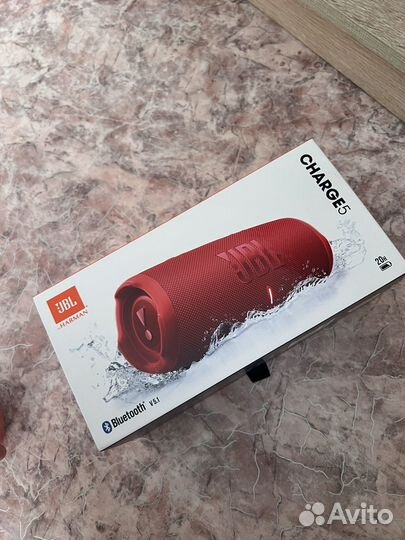 Колонка jbl charge 5 красная