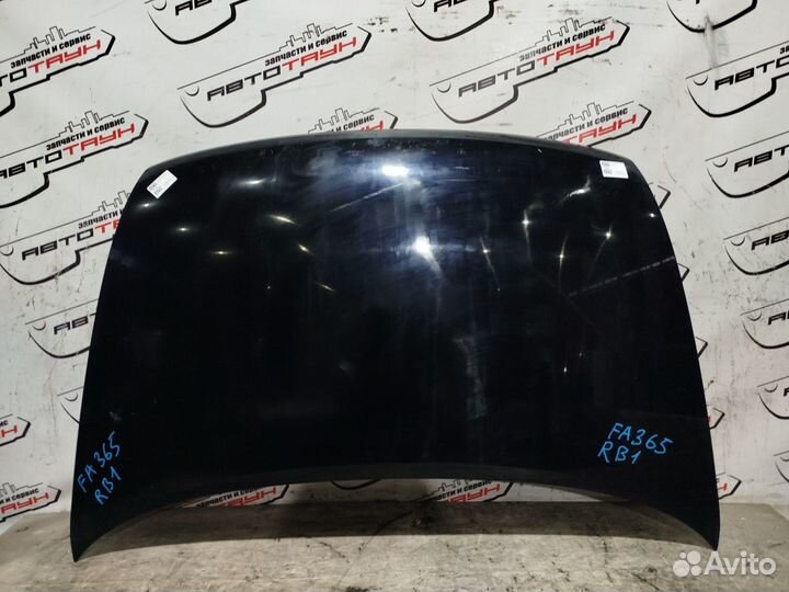 Капот honda odyssey RB1 RB2 60100SFE000ZZ черный, B92P FA365