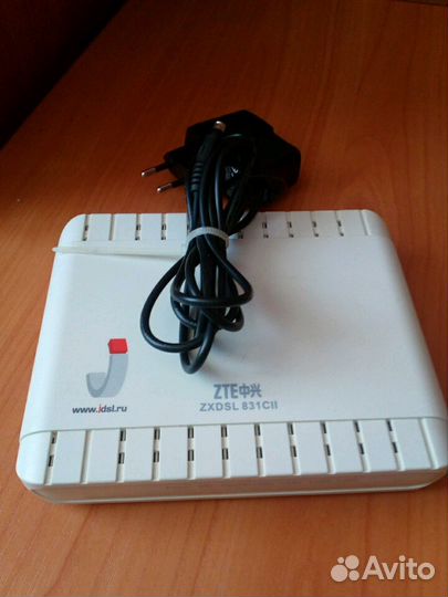 Роутер адсл ZTE sisal 831 cll