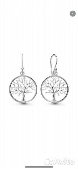 Серьги Серебро России