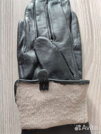 Перчатки новые кожаные