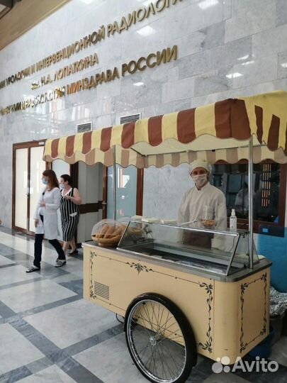 Итальянская тележка с мороженым аренда