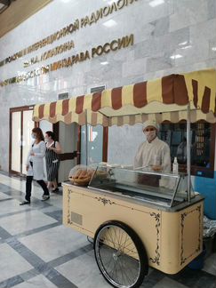 Итальянская тележка с мороженым аренда