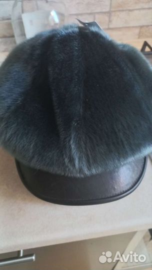 Фуражка мужская. Мех Нерпа. Откладывается ушки