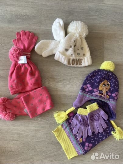 Комплект шапка, шарф