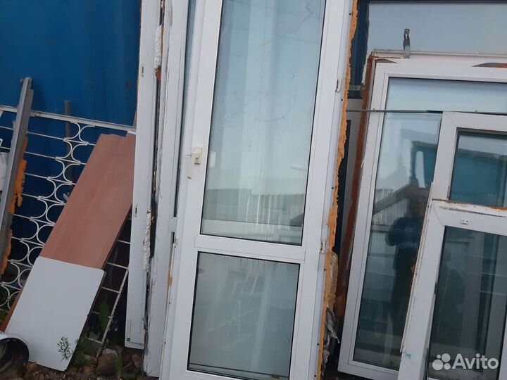 Окна и двери пластиковые бу