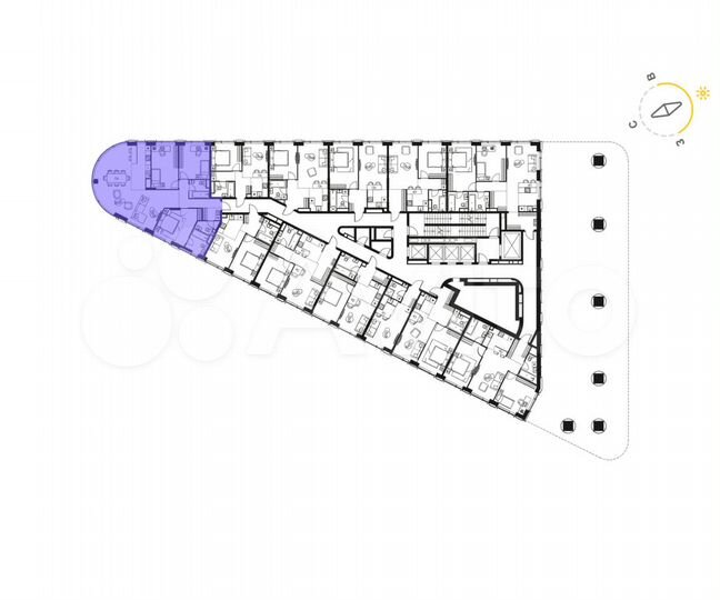 4-к. квартира, 120,1 м², 3/19 эт.