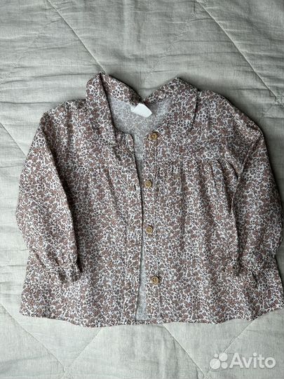 Рубашка для девочки hm размер 74