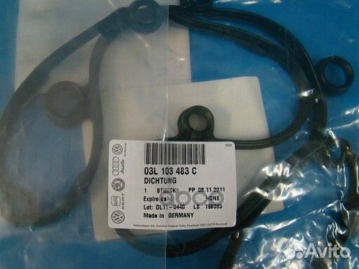 Прокладка клапанной крышки 03L103483C VAG