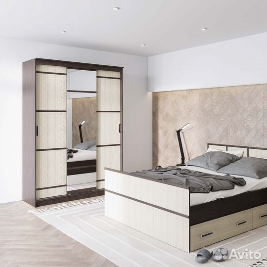 Сакура шкаф купе 1.5м