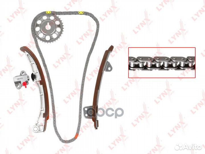 Комплект цепи грм Toyota Corolla (NZE120) 04-06