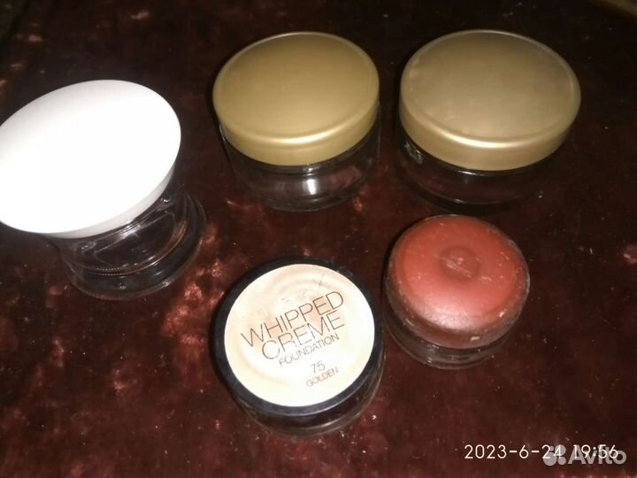 Баночки для крема стекло