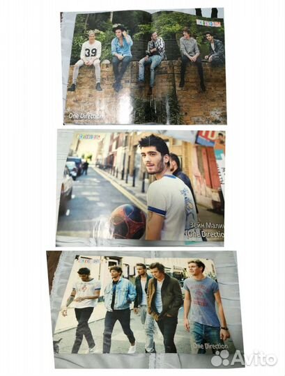 Постеры, статьи, вырезки из журналов