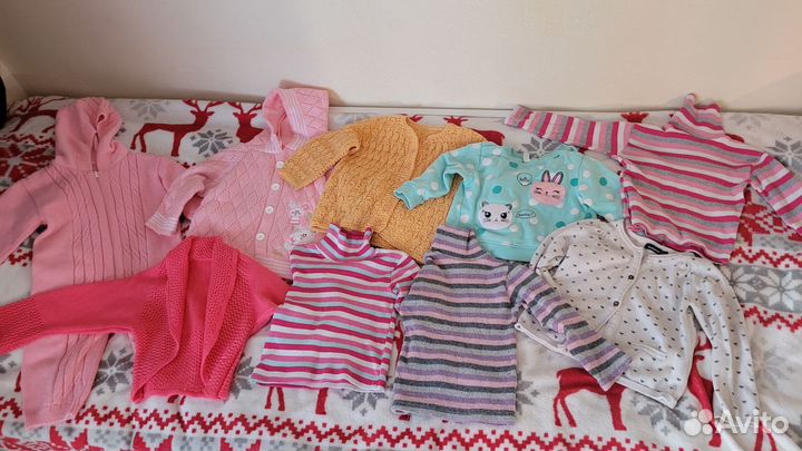 Вязаные кофточки на девочку 1 год