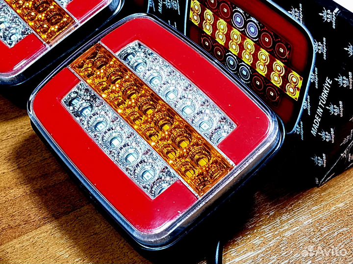 Фонари К-кт 2 шт Неон универсальные 12/24v