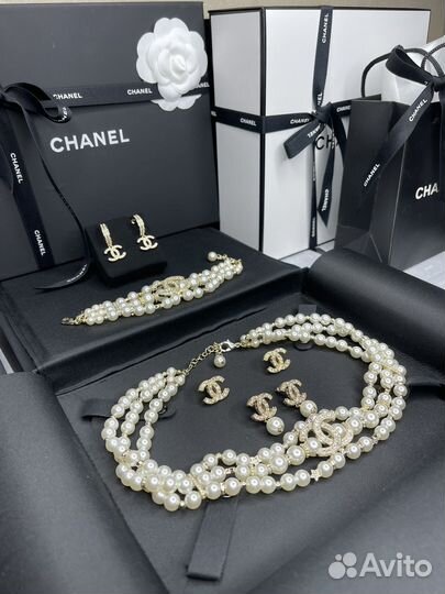 Chanel колье, браслет новое