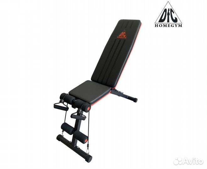 Cкамья силовая DFC с эспандерами DCH310